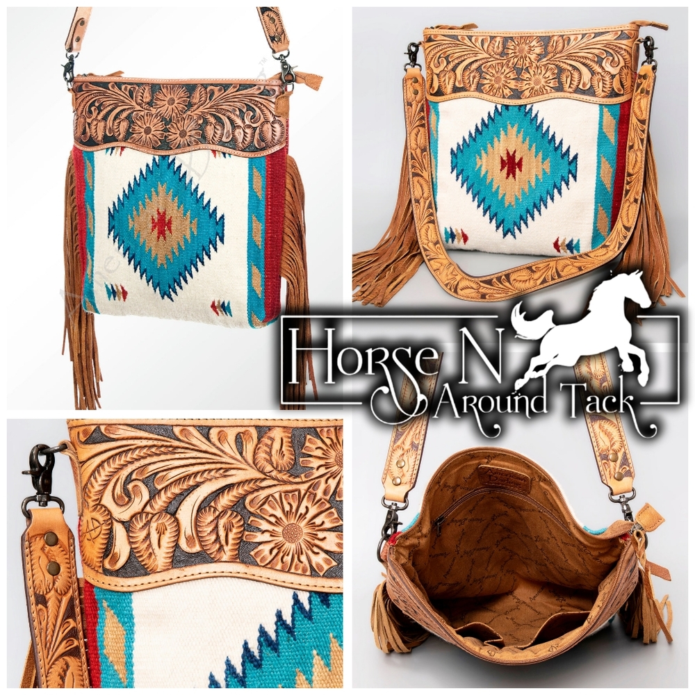 Stunning saddle blanket crossbody